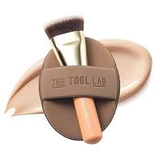 THE TOOL LAB All Day Fitting Duo (Glow type) - Premium Base Makeup Set for Liquid Cream Powder Foundation