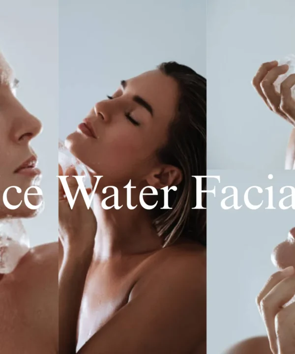 Ice water facial