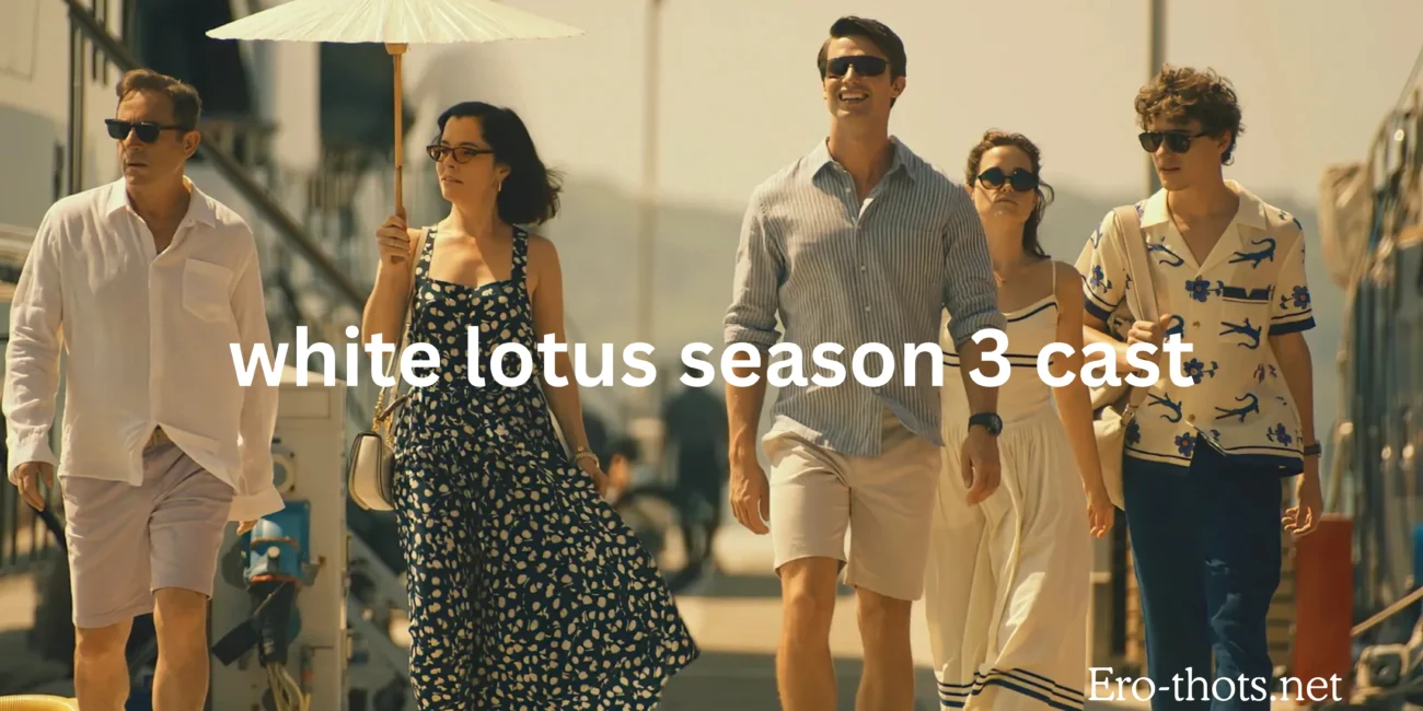 white lotus season 3 cast