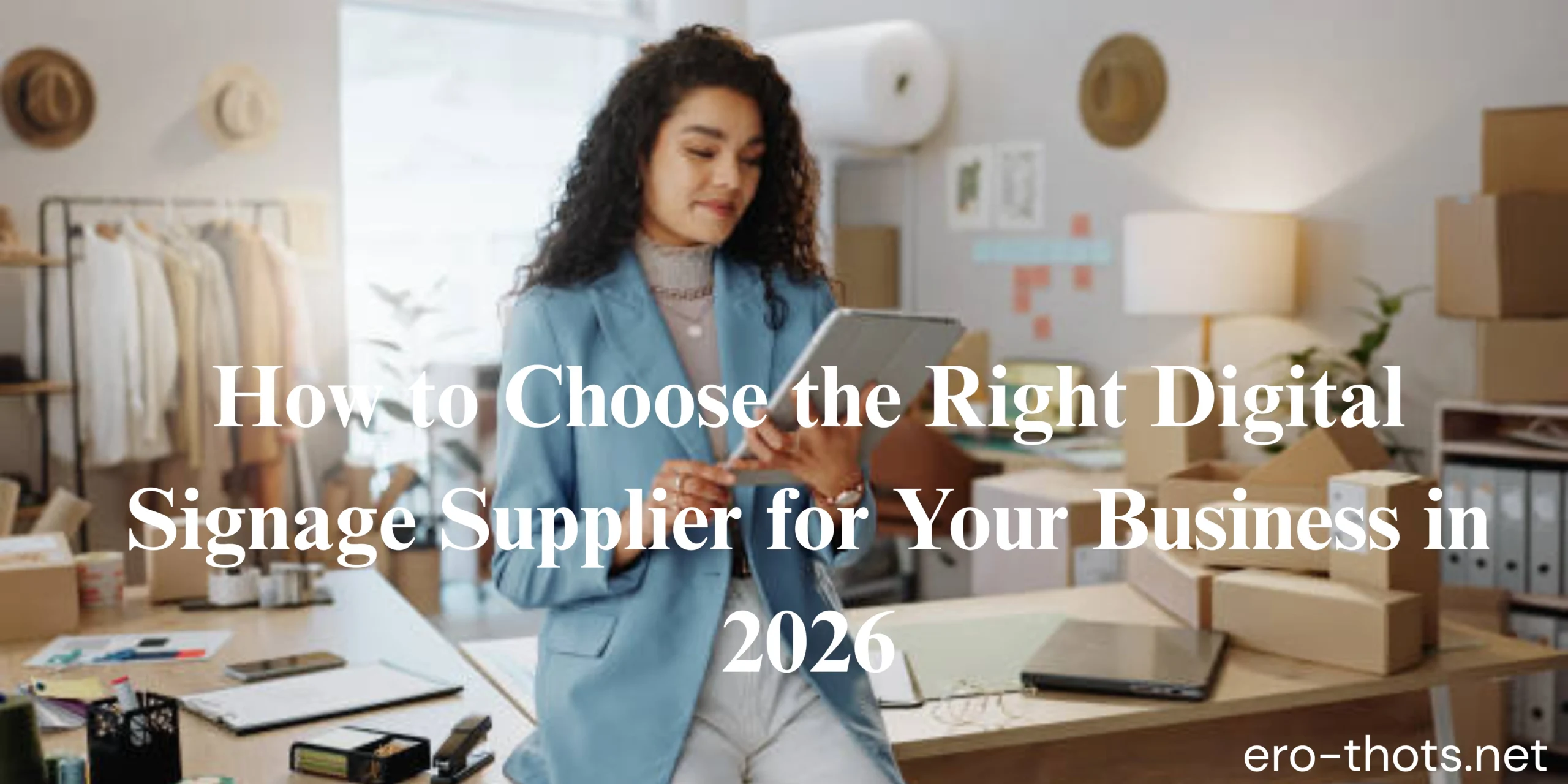 How to Choose the Right Digital Signage Supplier for Your Business in 2026
