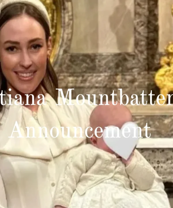 Lady Tatiana Mountbatten Birth Announcement