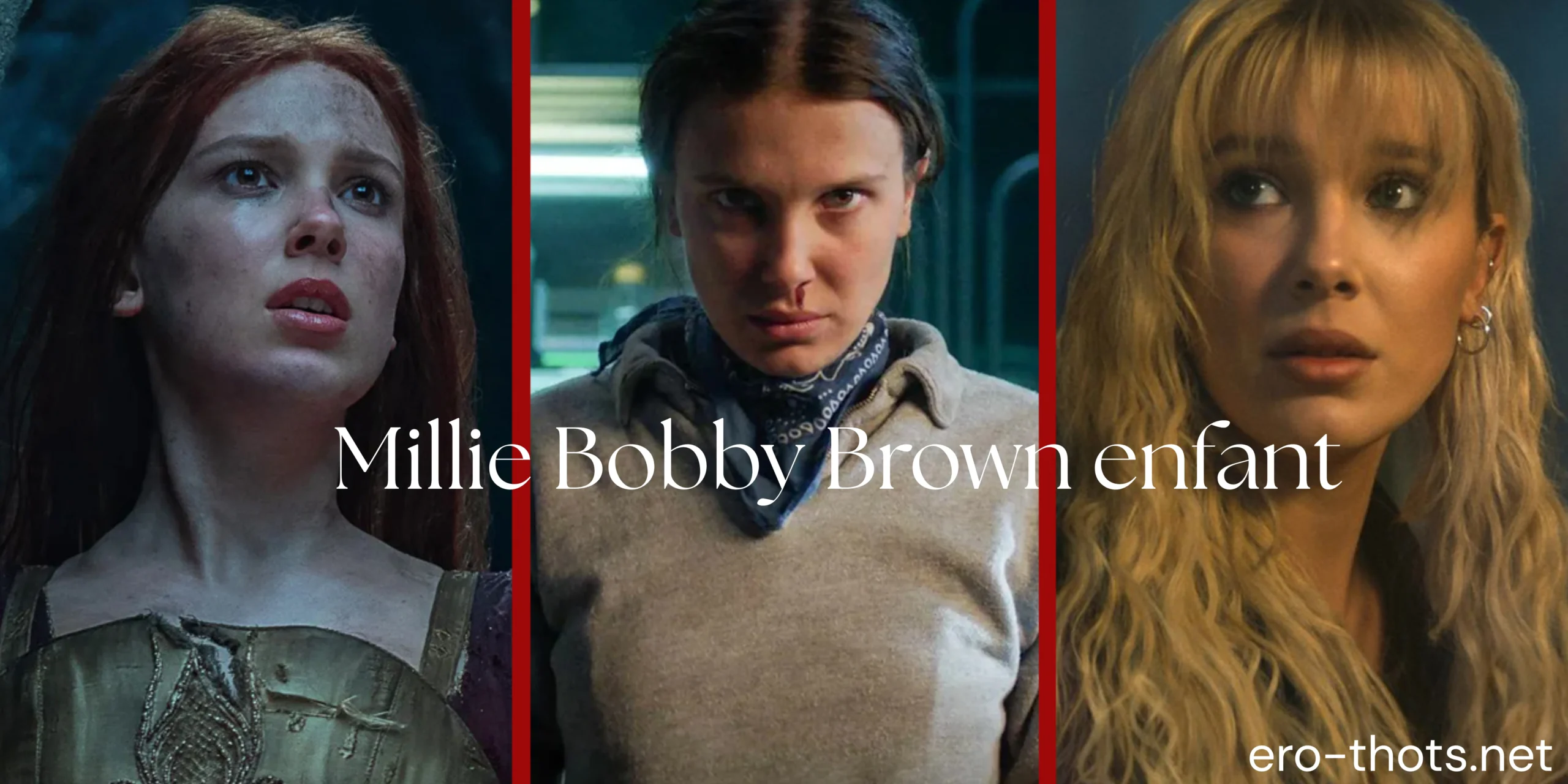 millie bobby brown enfant